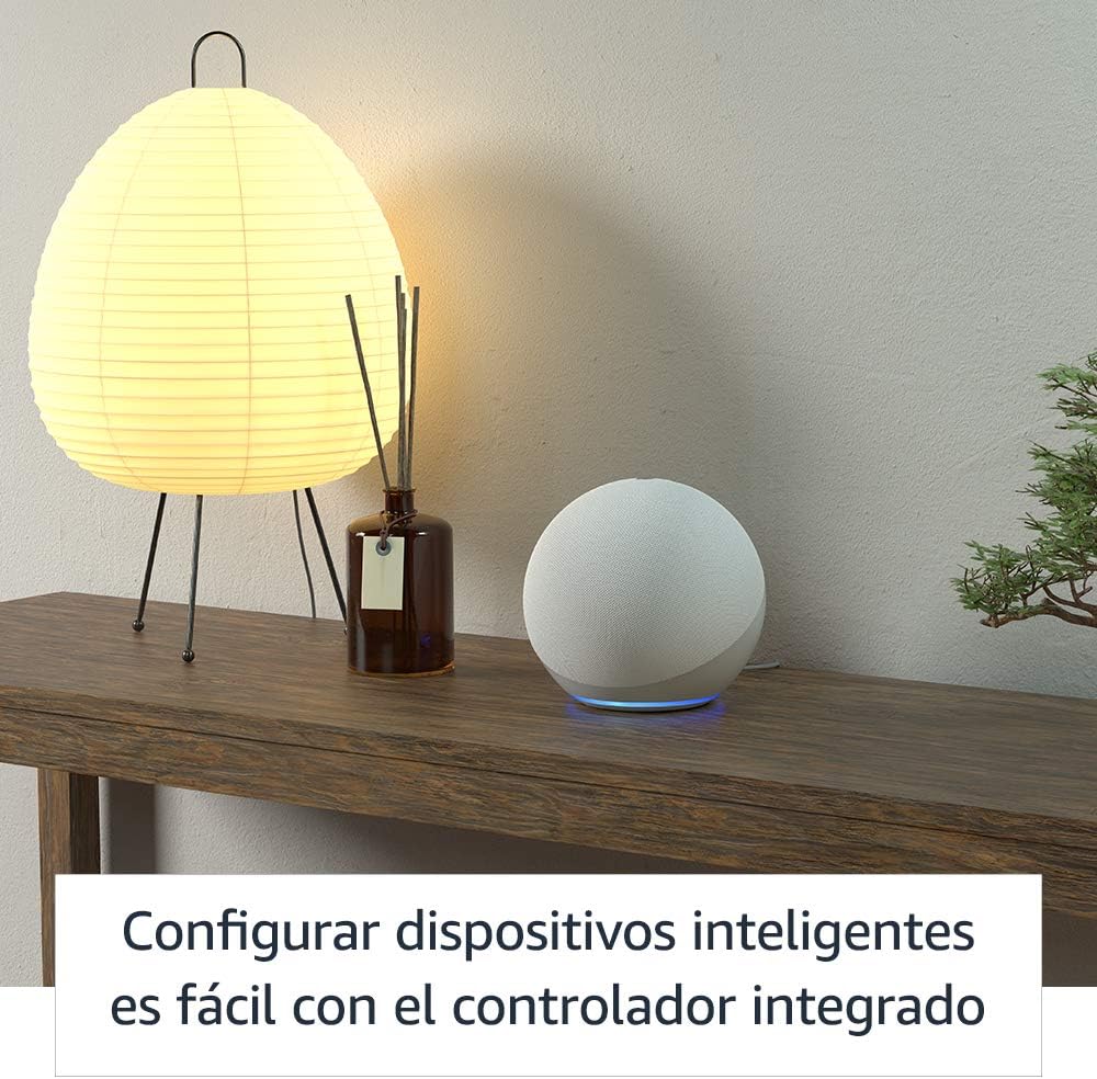 Echo (4.ª generación) | Altavoz inteligente wifi y Bluetooth con Alexa, controlador de Hogar digital y sonido Dolby de gran calidad | Azul grisáceo