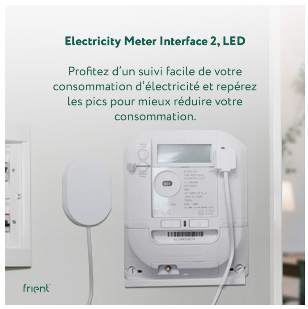 FRIENT - Contador de electricidad Zigbee por pulso LED