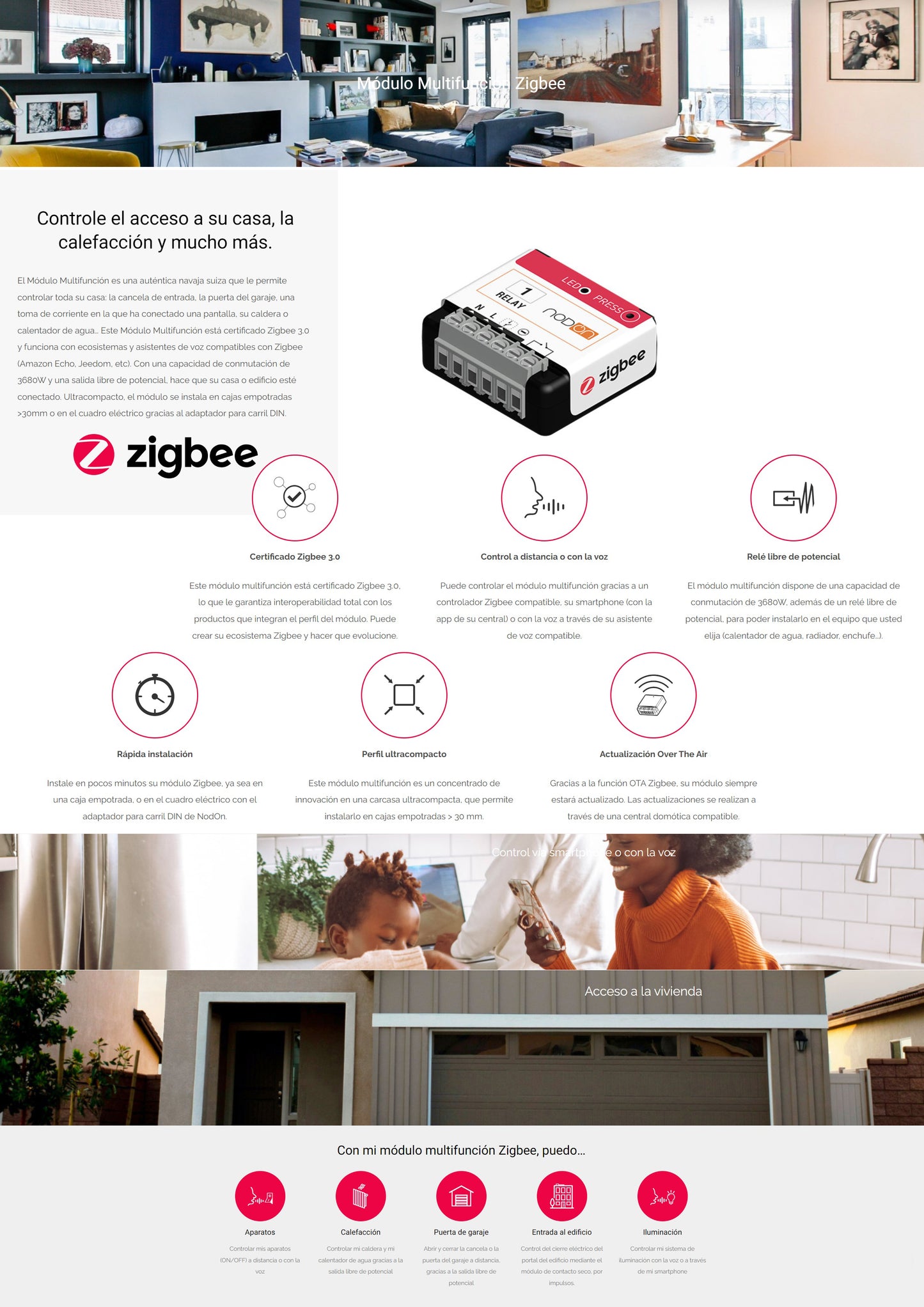 Módulo Multifunción Zigbee