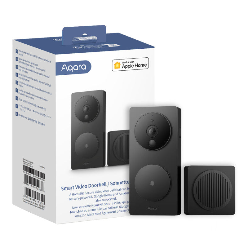 AQARA - Timbre con vídeo inteligente Aqara G4 Wi-Fi