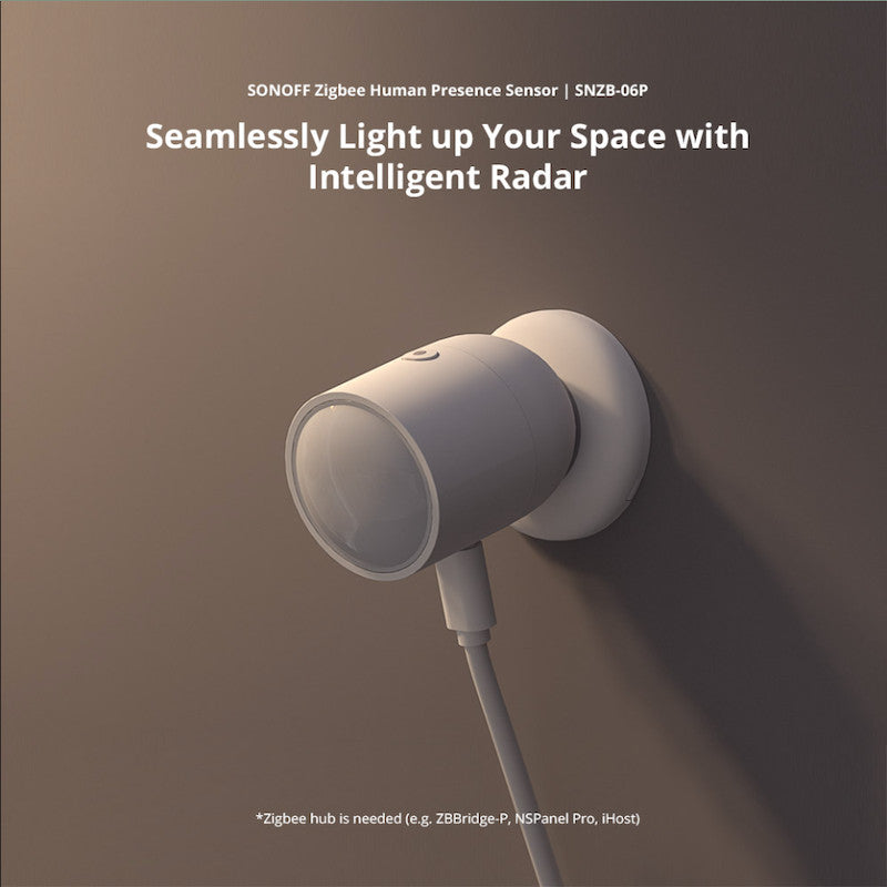 Sensor de presència humana Zigbee 3.0 (tecnologia radar) - SONOFF