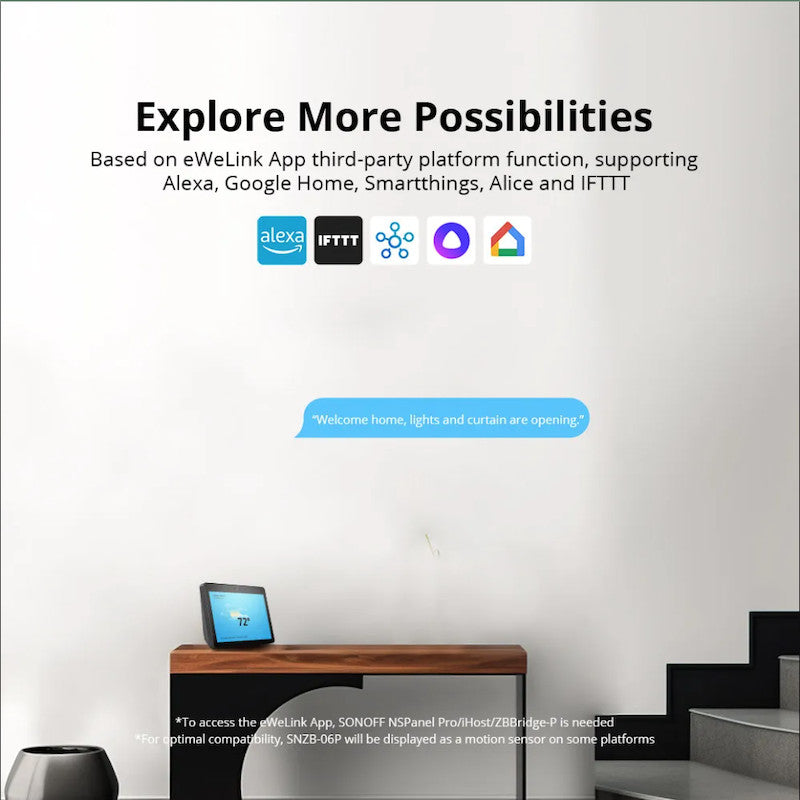 Sensor de presència humana Zigbee 3.0 (tecnologia radar) - SONOFF