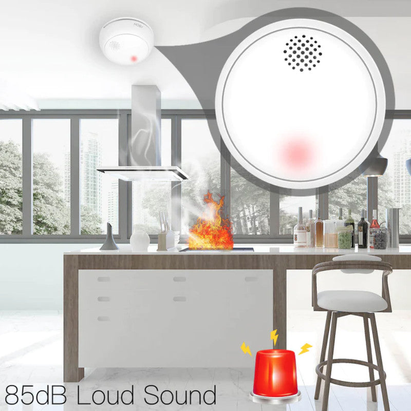 Detector de humo Zigbee Tuya EN14604 - MOES