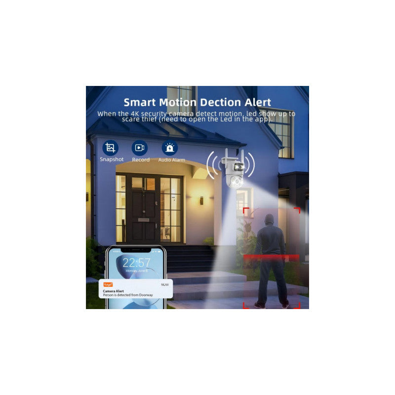 IMMAX - La teva Doble ONVIF WIFI càmera connectada a l'aire lliure
