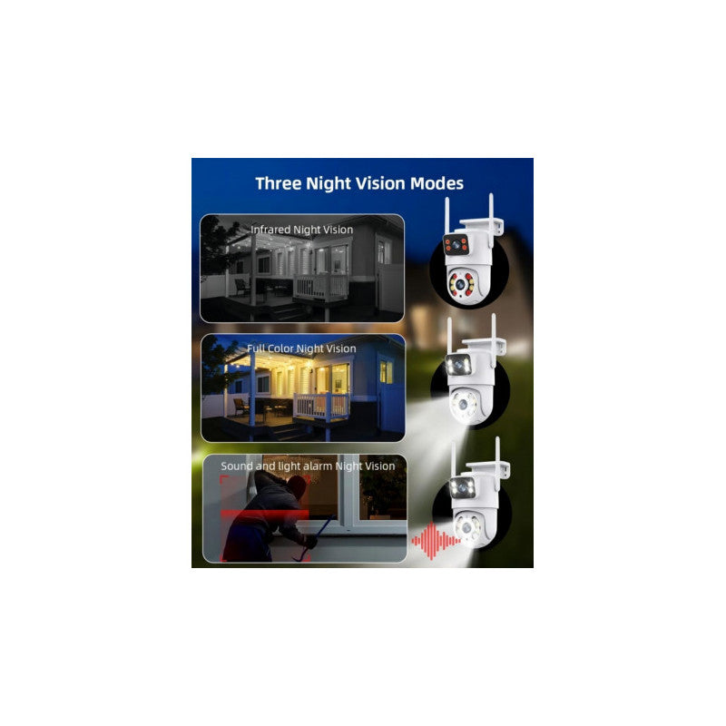 IMMAX - La teva Doble ONVIF WIFI càmera connectada a l'aire lliure