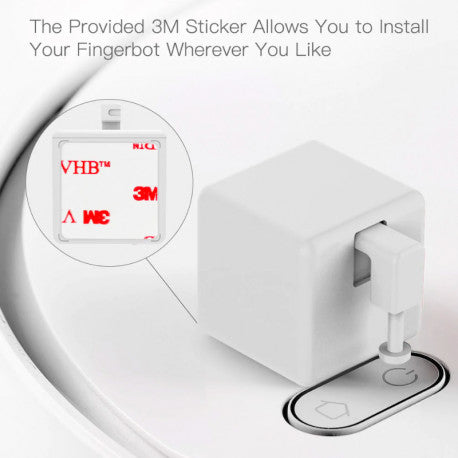Botón inteligente Zigbee 3.0 (compatible con Tuya Smart Life y Zigbee2Mqtt) FINGERBOT - ADAPROX