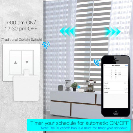 Botón inteligente Zigbee 3.0 (compatible con Tuya Smart Life y Zigbee2Mqtt) FINGERBOT - ADAPROX