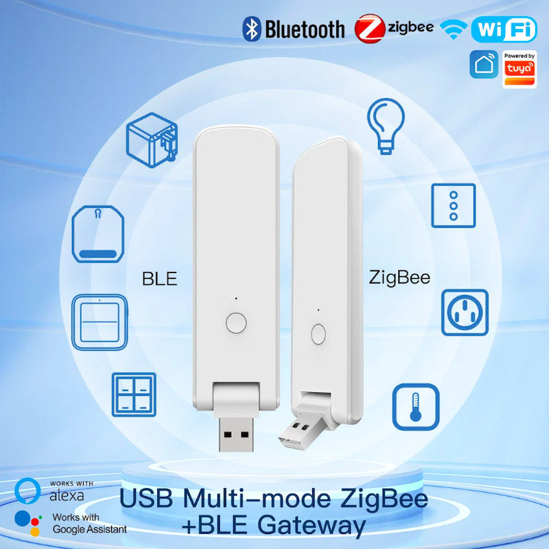 MOES - Caja domótica USB WIFI + Zigbee + Bluetooth TUYA