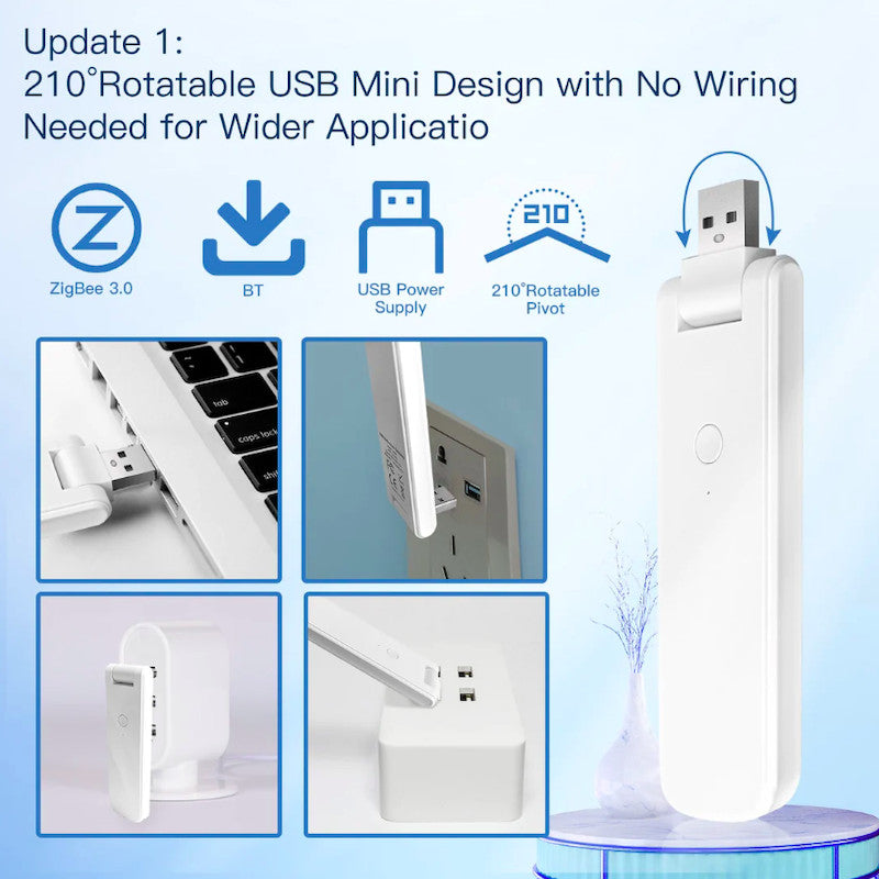 MOES - Caja domótica USB WIFI + Zigbee + Bluetooth TUYA