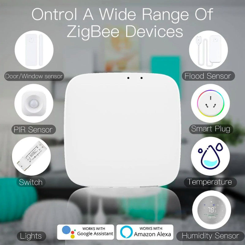 MOES - Caja domótica Zigbee Tuya (Smart Life) con puerto Ethernet