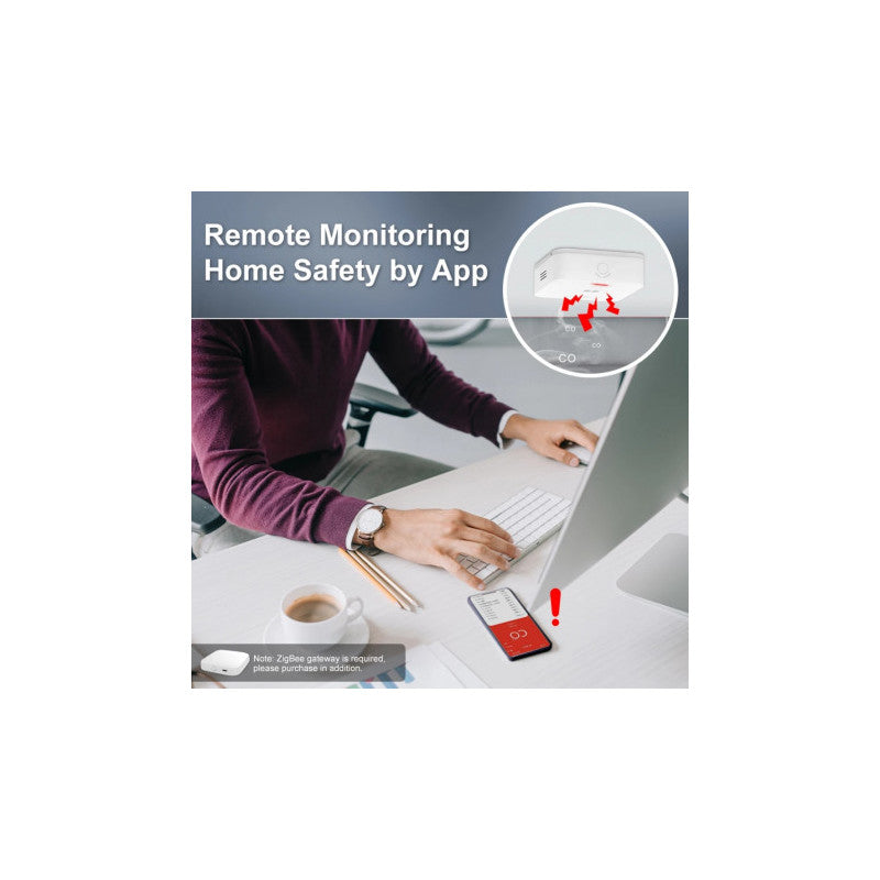 MOES - Sensor Zigbee Tuya CO (monóxido de carbono)