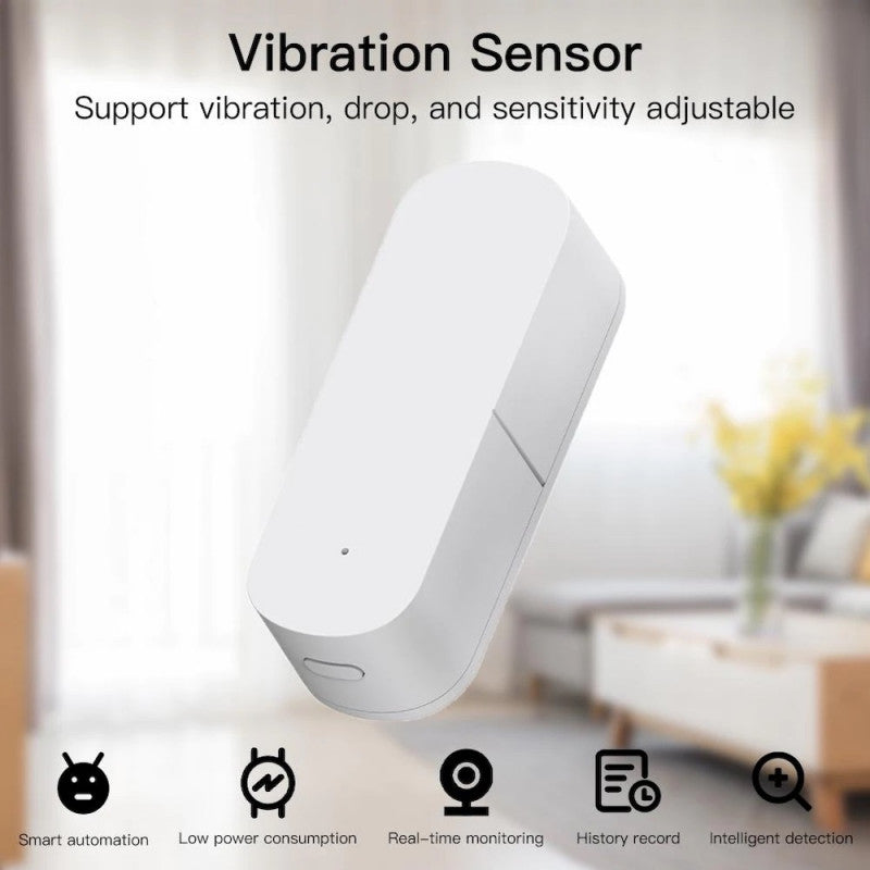 MOES - Sensor de vibración Zigbee TUYA