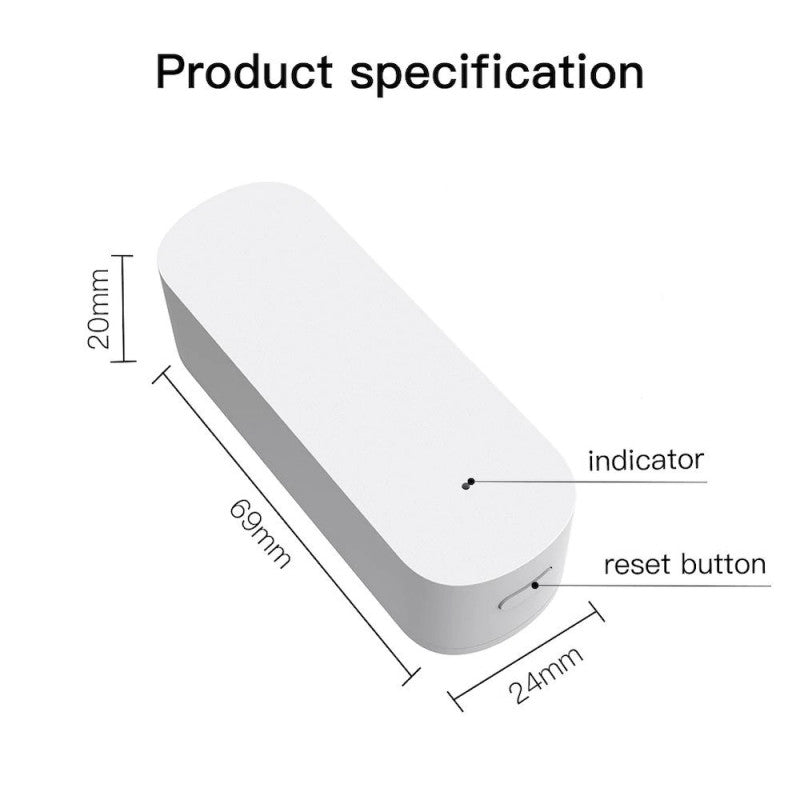 MOES - Sensor de vibración Zigbee TUYA