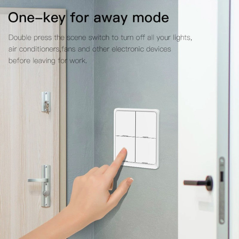 MOES - Interruptor Inteligente Inalámbrico Zigbee - 1 Botón
