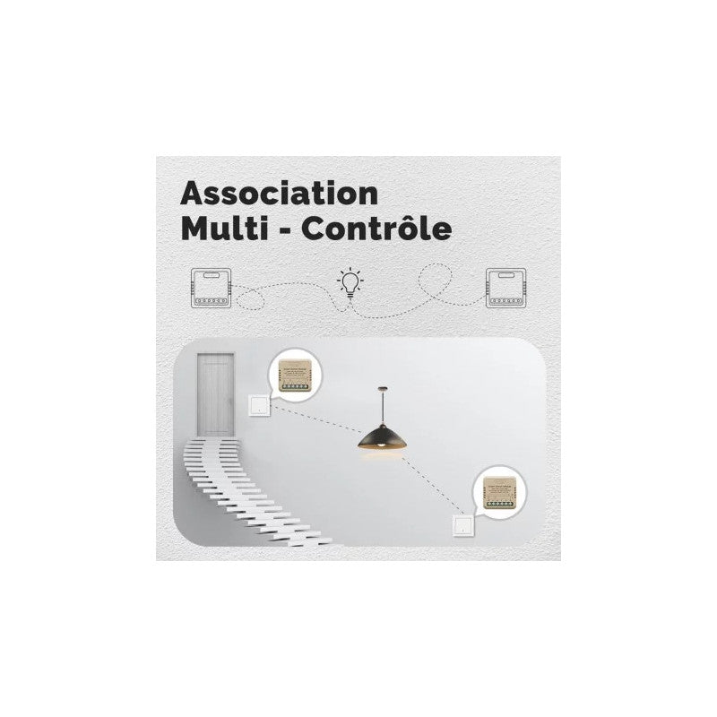 MOES - Mòdul Tuya WIFI ON/OFF 1 canal + Mesurament de consum