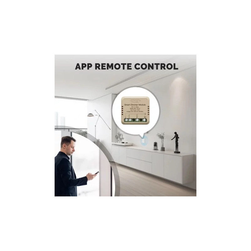 MOES - Módulo atenuador WIFI Tuya de 2 canales