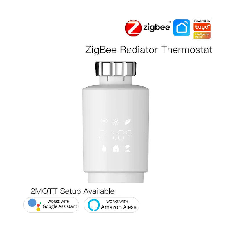 MOES - Cabezal termostático inteligente Zigbee TUYA