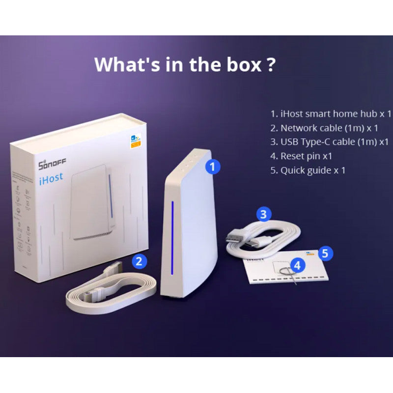 Caixa domòtica iHost Local Zigbee 3.0 WIFI 4GB - SONOFF