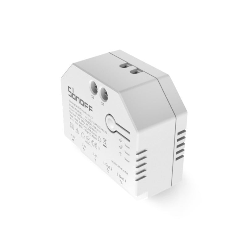 SONOFF - Interruptor inteligente WIFI 2 canales + medición de consumo
