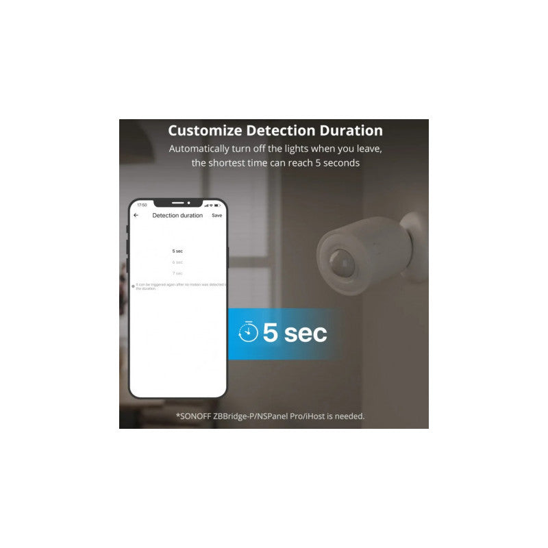 SONOFF - Detector de moviment Zigbee 3.0
