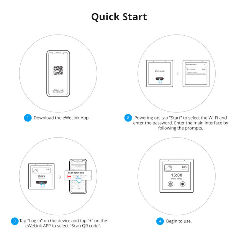 SONOFF - Interruptor de pared NSPanel PRO Zigbee 3.0 blanco