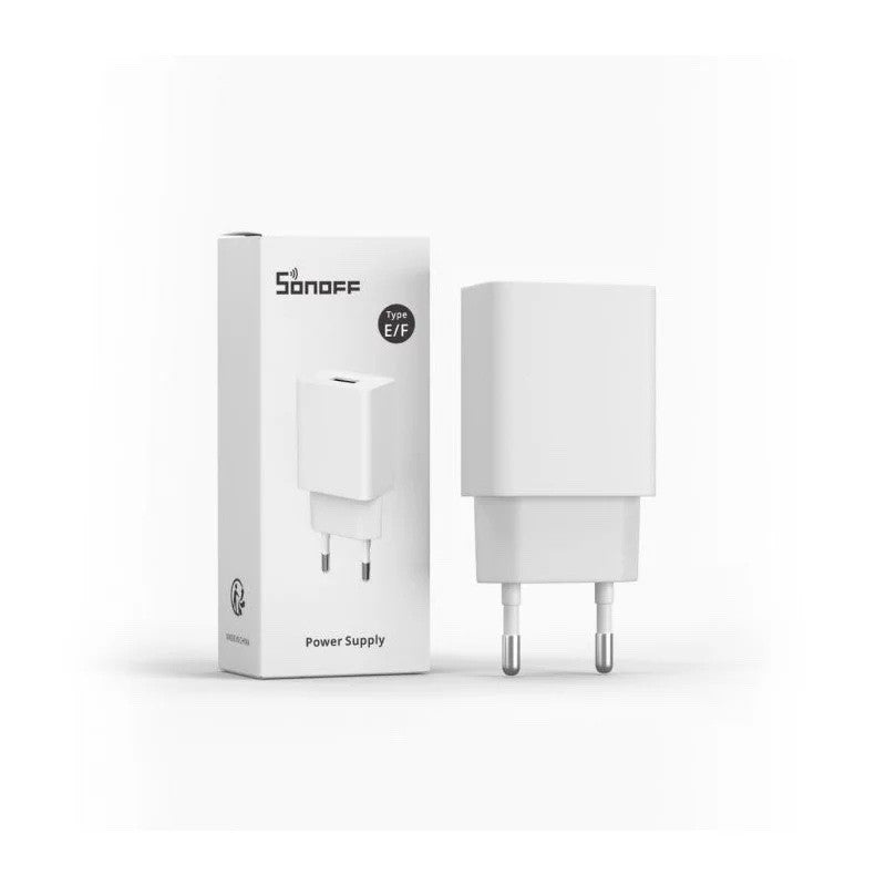 SONOFF - Enchufe adaptador de corriente CA a CC 5V/2A (tipo E/F)