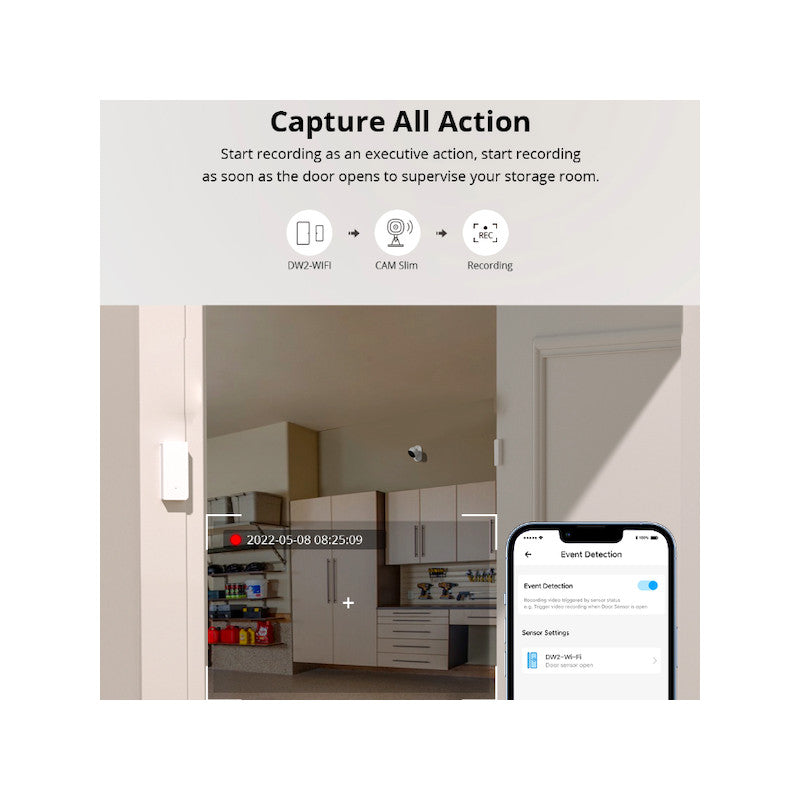 SONOFF - Cambra de seguretat intel·ligent CAM Slim Wi-Fi