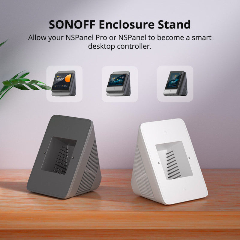 SONOFF - Soporte de caja de sobremesa para NSPANEL y NSPANELPRO blanco