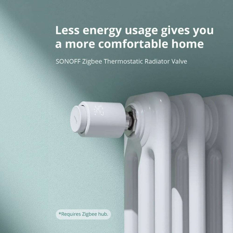 SONOFF - Capçal termostàtic connectat Zigbee 3.0