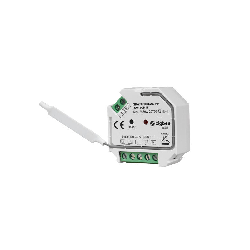 SUNRICHER - Módulo ON/OFF 16A con medida de consumo Zigbee 3.0