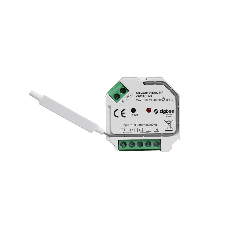 SUNRICHER - Módulo ON/OFF 16A con medida de consumo Zigbee 3.0