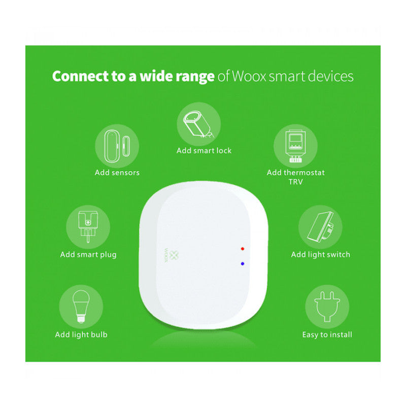 WOOX - Caixa domòtica Zigbee + WIFI compatible amb SmartLife Tuya