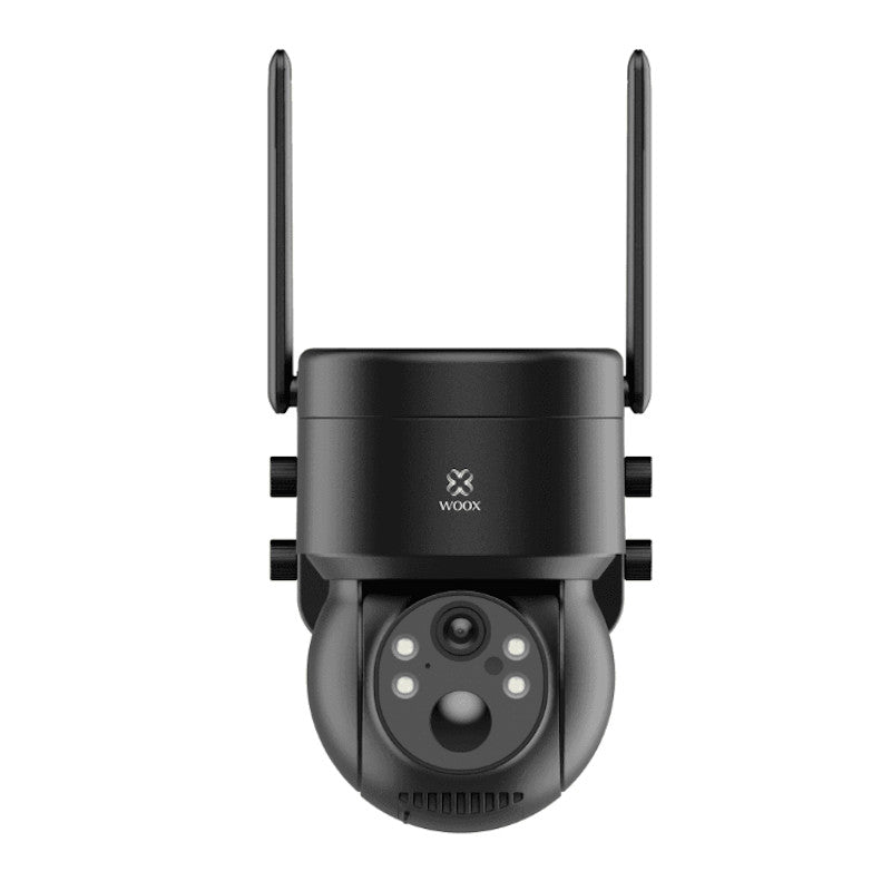 WOOX - Cambra exterior giratòria Tuya WIFI + Panell solar