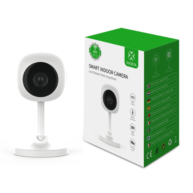 WOOX - Cambra interior amb cable WIFI (TEVA SmartLife, ALEXA i Google Assistant)