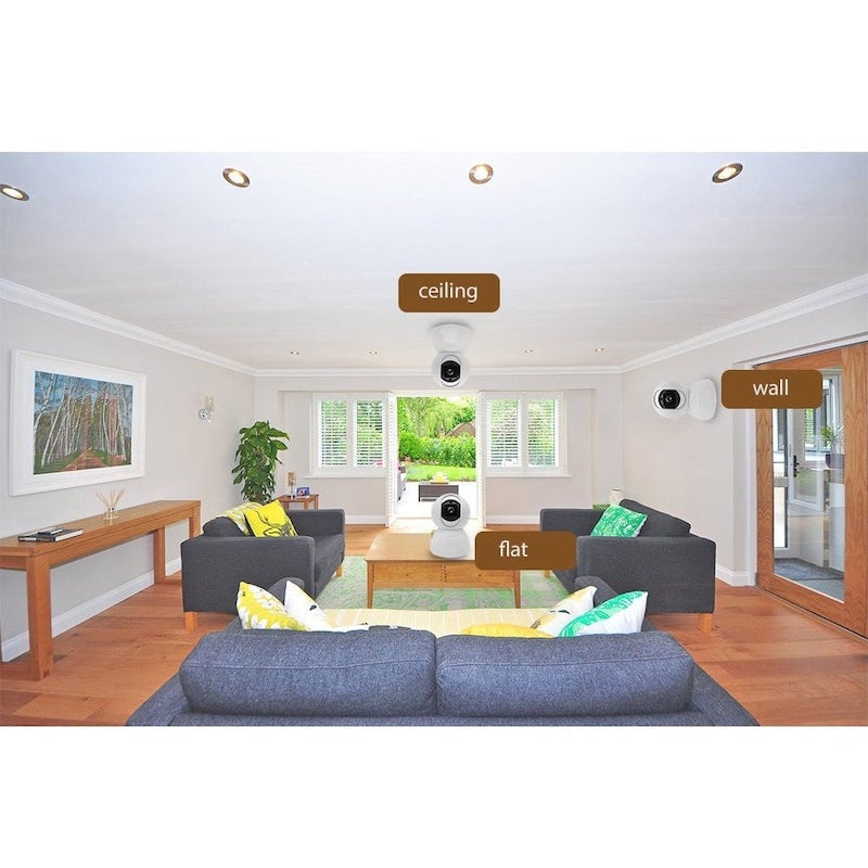 WOOX - Cambra interior motoritzada WIFI 360 ° PTZ (TEVA SmartLife, ALEXA i Google Assistant)