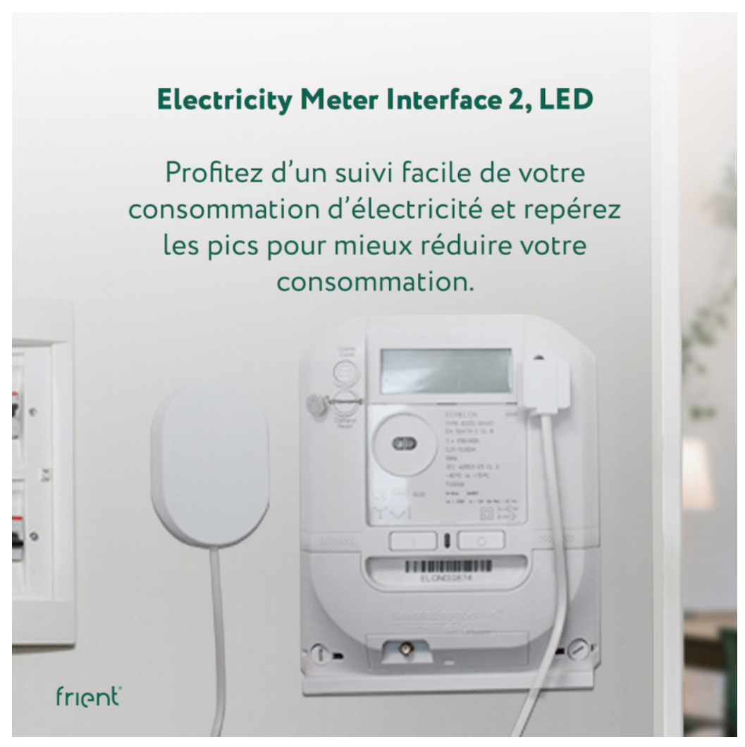 FRIENT - Comptador d'electricitat Zigbee per pols LED