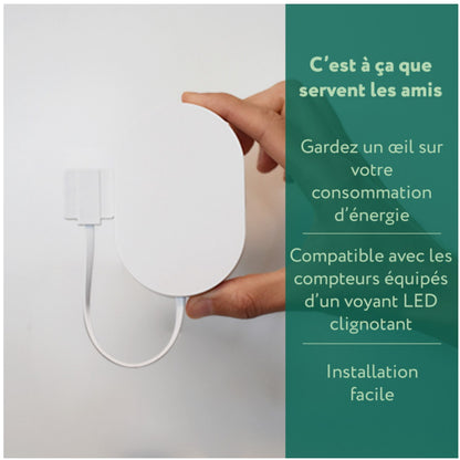 FRIENT - Comptador d'electricitat Zigbee per pols LED