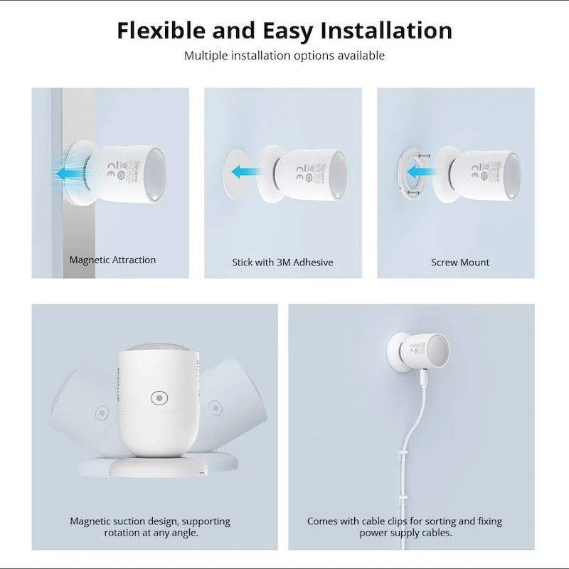 Sensor de presencia humana Zigbee 3.0 (tecnología radar) - SONOFF