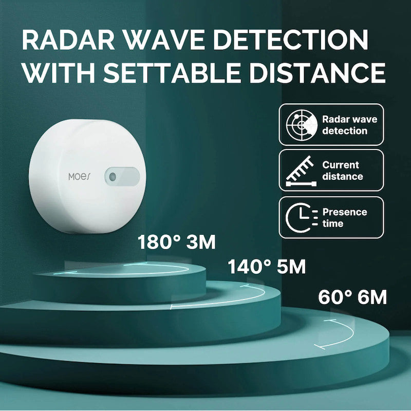 Detector de presència Zigbee Tuya (tecnologia radar) - MOES 