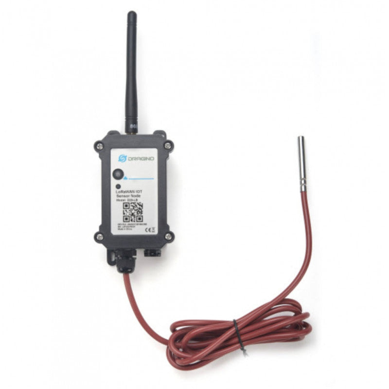 DRAGIN - Sensor de temperatura impermeable LoRaWan 