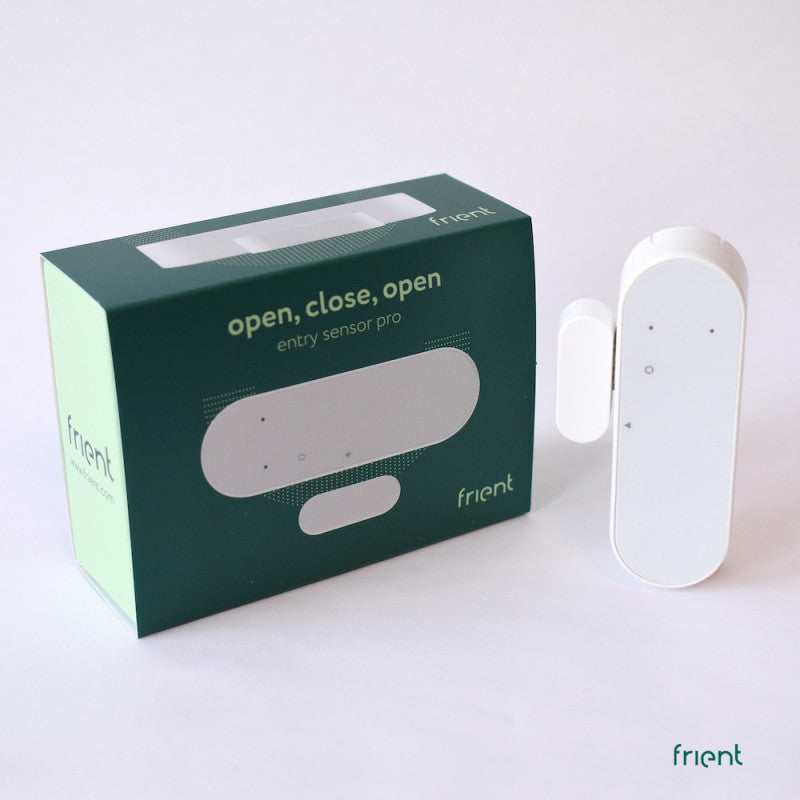 FRIENT - Detector de apertura de puertas o ventanas Zigbee 3.0 + sensor de temperatura