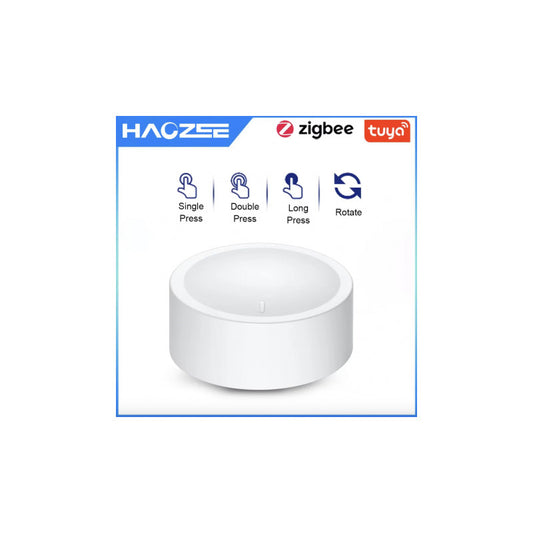 HAOZEE - Perilla giratoria reguladora de intensidad Zigbee Tuya Smart Life para vida inteligente