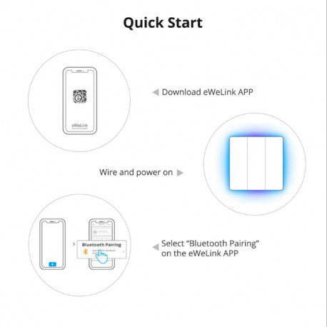 Interruptor de paret tàctil intel·ligent TX Ultimate d'1 toc - SONOFF 