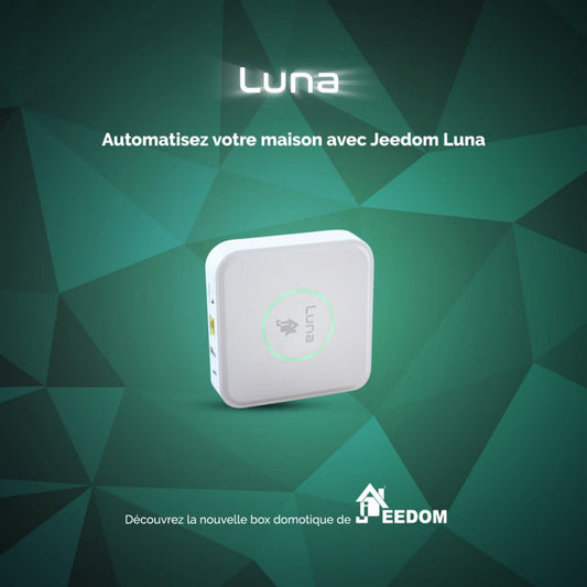 JEEDOM - Controlador de automatización del hogar Jeedom Luna Z-Wave+ 700, Zigbee 3.0, LoRaWAN y 4G
