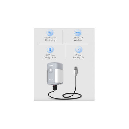 MILESIGHT - Sensor de presión de tuberías IP65 - LoRaWAN