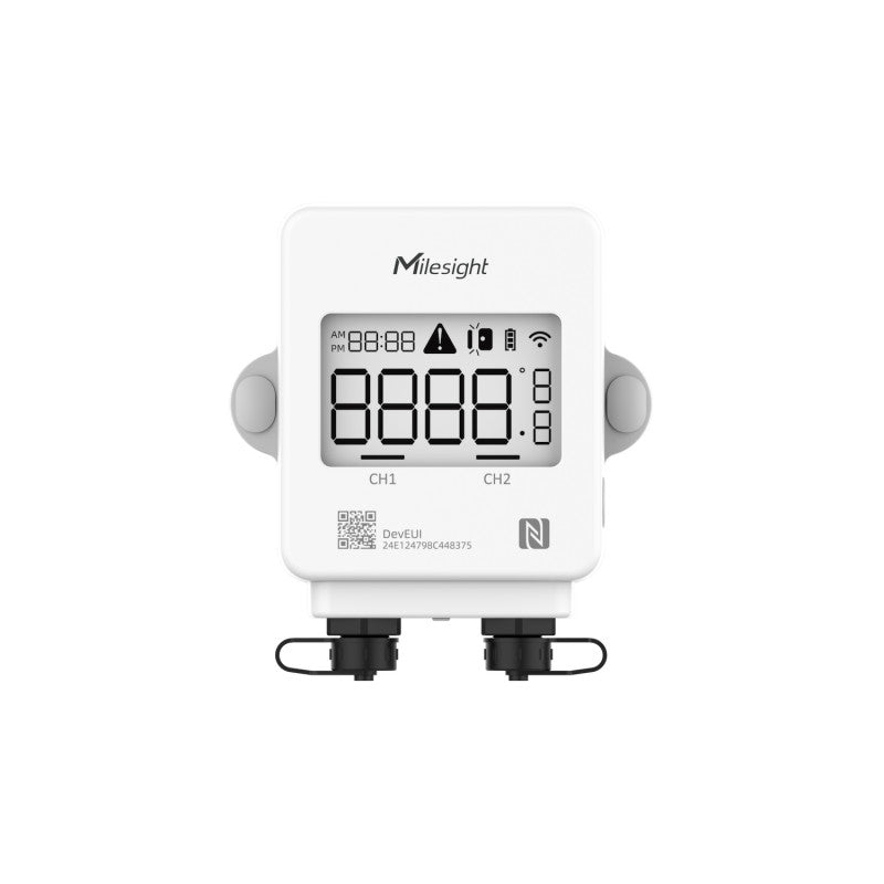 MILESIGHT - Sensor de temperatura LoRaWan de 2 sondas con pantalla LCD TS302