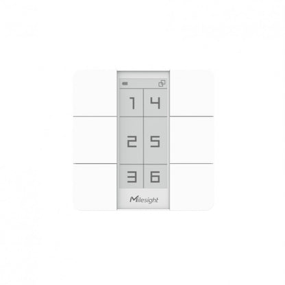 MILESIGHT - Interruptor de pared Lorawan (versión pantalla E-Ink)