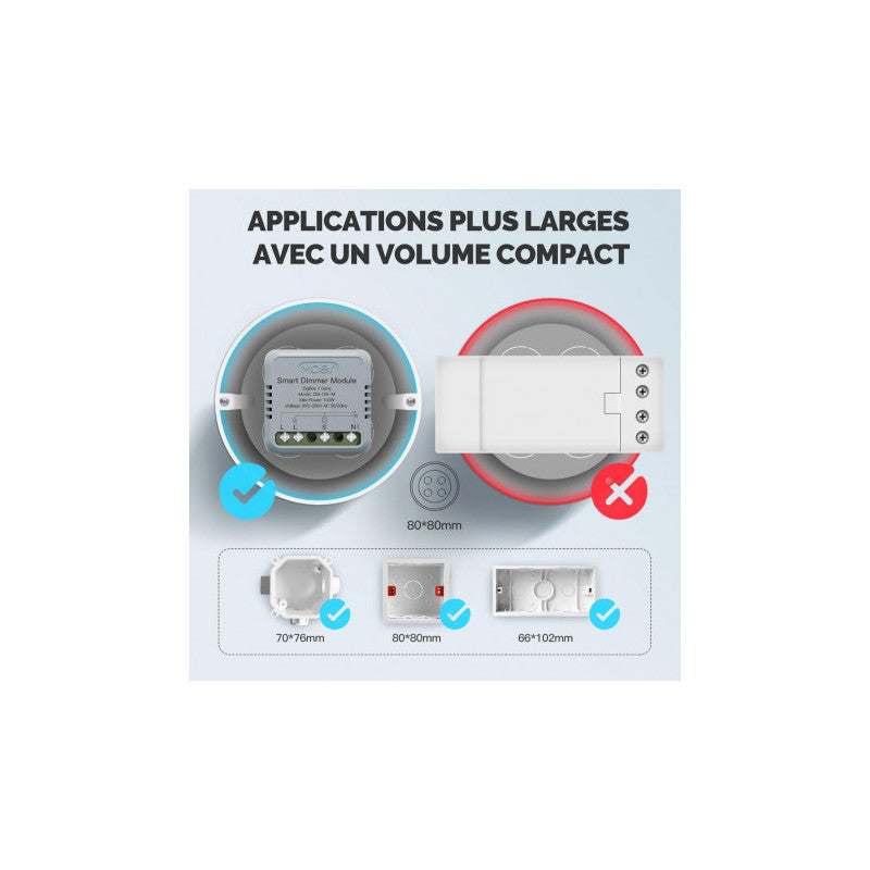 MOES - Módulo ON/OFF Zigbee Tuya de 1 canal