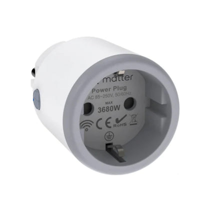 MOES - Presa connectada Matter 16A + mesura de consum (UE) 