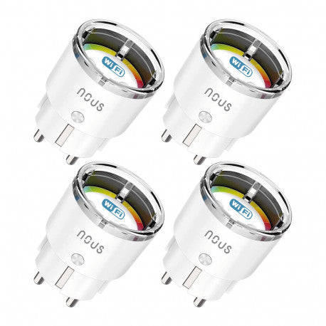 EUA - LOT de 4x endolls intel·ligents WIFI + mesura de consum 15A 